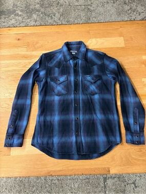 Men's Iron Heart Heavy Weight Blue Flannel